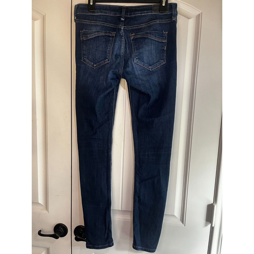 Dark Wash Slim Jeans Size 2R | Express Legging Mid Rise